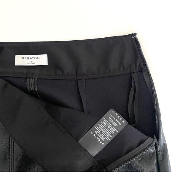 Aritzia Babaton Pegu Vegan Leather Skirt - Picture 5 of 6